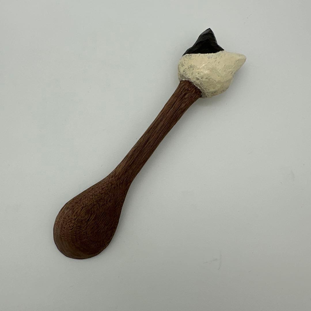 はしもとみお　木彫りスプーン