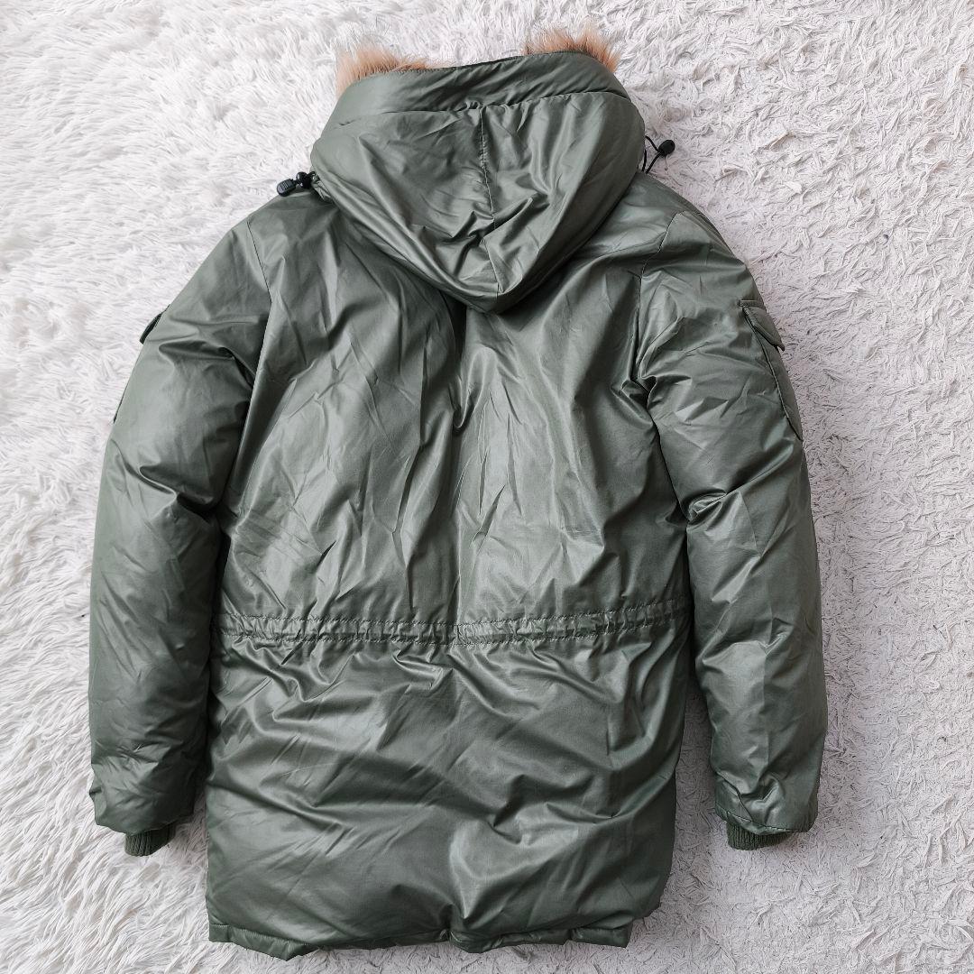 【高級◎ 極暖】アヴィレックス ダウンジャケット N-3B ファー L