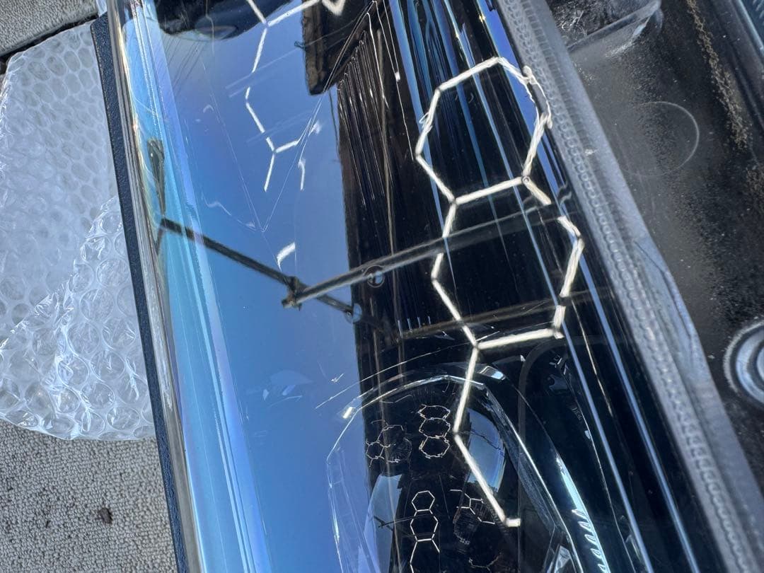 アルファード AGH30W 後期 純正 左右セット RH LED ブラック 2眼