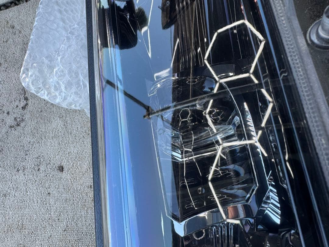 アルファード AGH30W 後期 純正 左右セット RH LED ブラック 2眼