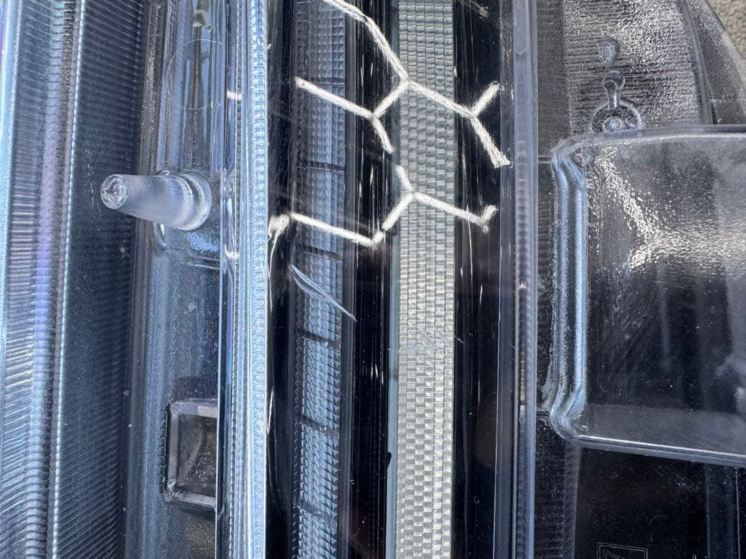 アルファード AGH30W 後期 純正 左右セット RH LED ブラック 2眼