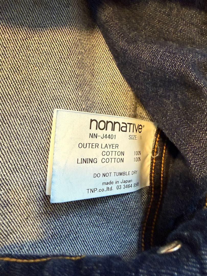 ジャケット・アウター nonnative TRUCKER BLOUSON 10oz DENIM RW