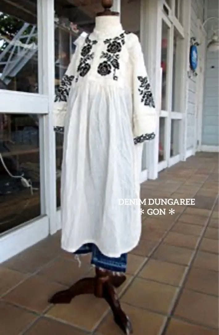 DENIM DUGAREE デニム＆ダンガリー シーチング チュニックワンピース