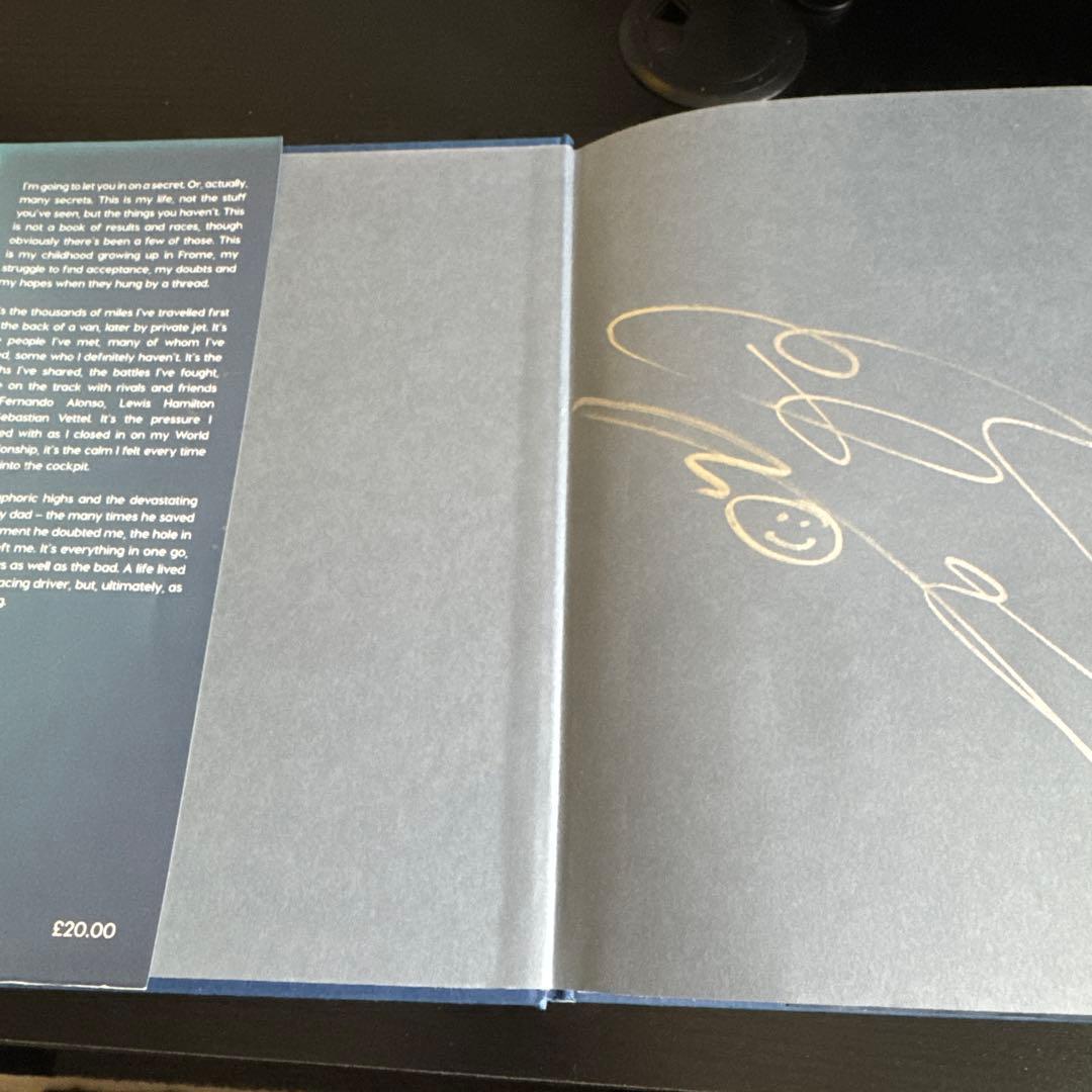 ジェンソンバトン自伝　Life to the Limit サイン入り