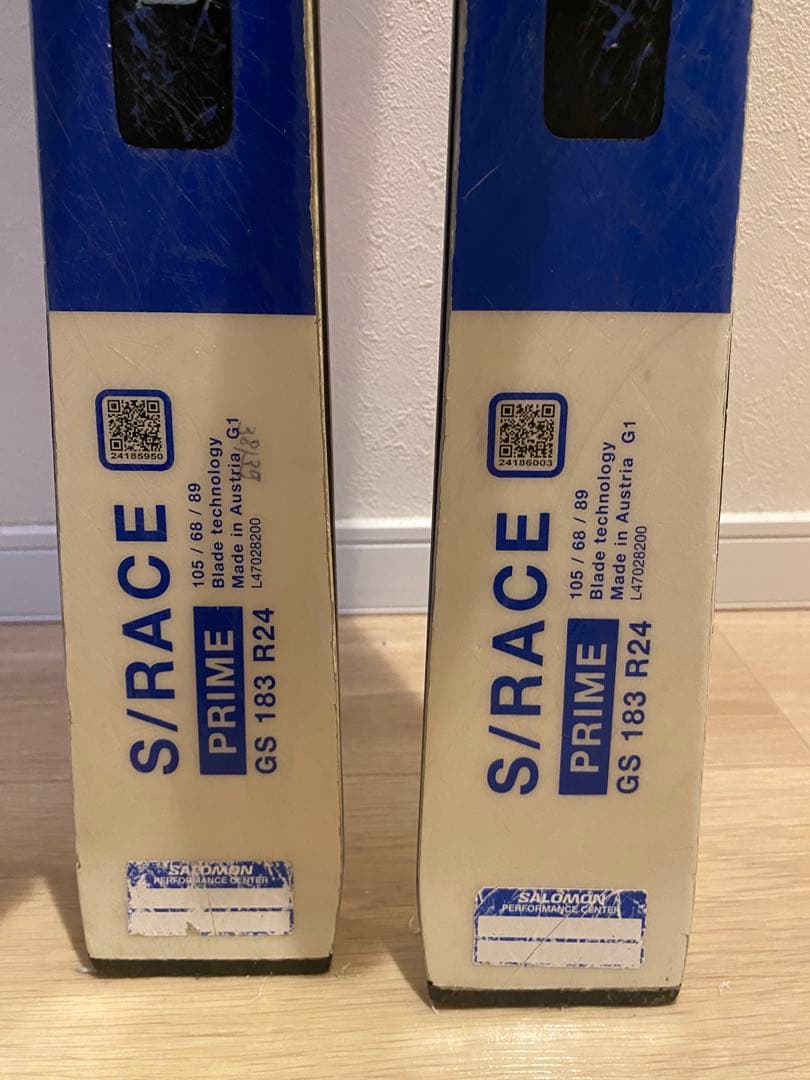 【美品】SALOMON S/RACE PRIME GS 183 R24