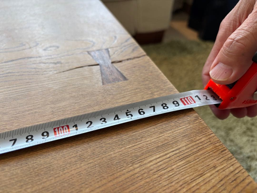 一枚板 栓の木 木製長方形センターテーブル