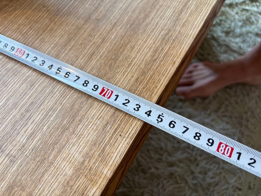 一枚板 栓の木 木製長方形センターテーブル