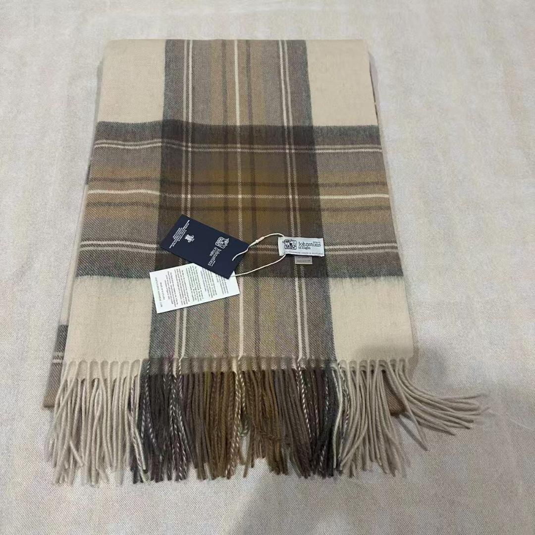 O*e様 新品未使用 ジョンストンズ 大判ストール スコットランド