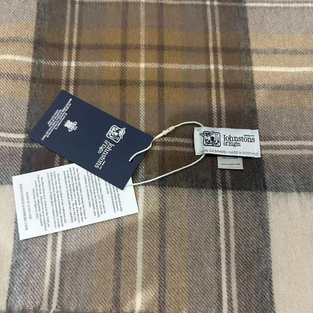 O*e様 新品未使用 ジョンストンズ 大判ストール スコットランド