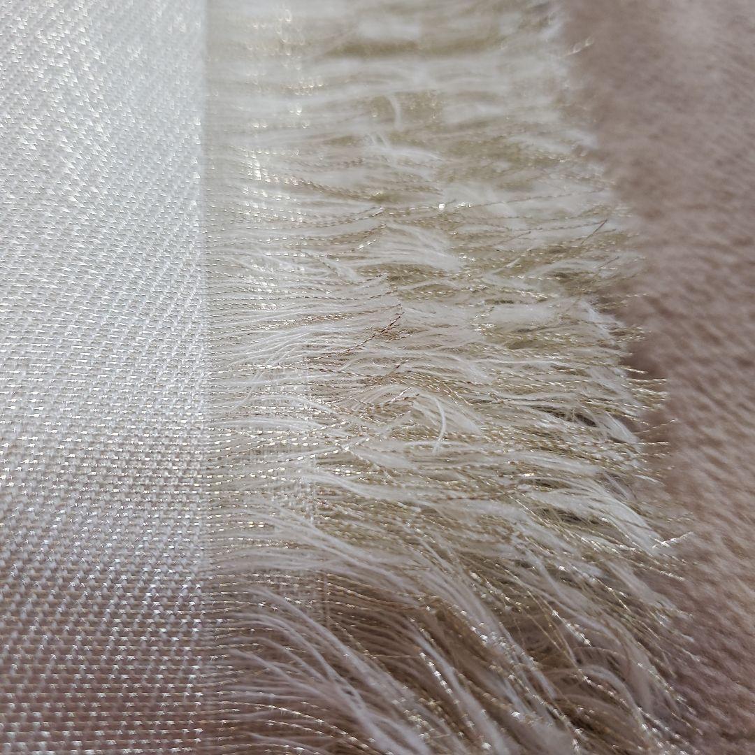 LOUIS VUITTON ホワイト マフラー