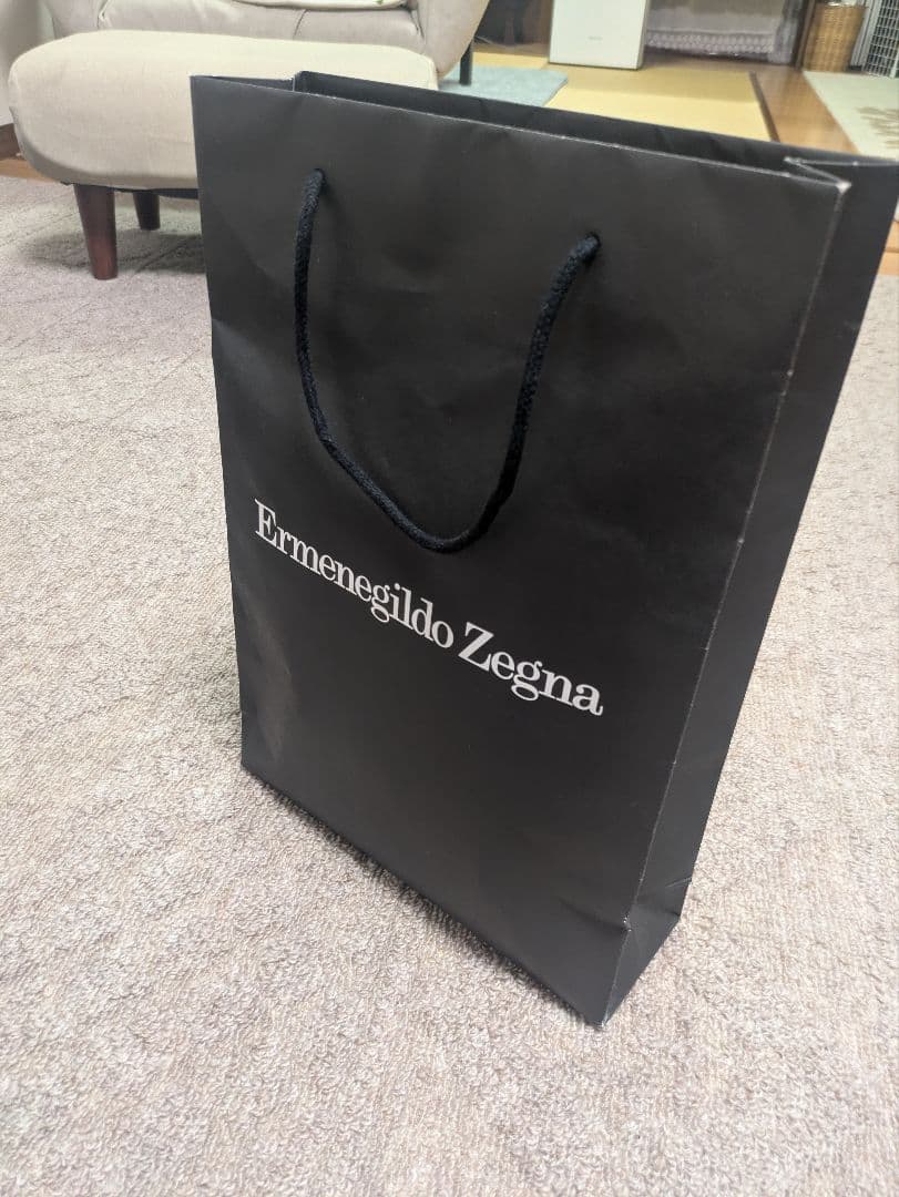 【新品未使用】Ermenegildo Zegna ポロシャツ 長袖　サイズ52R