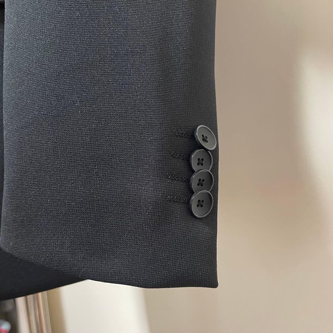 【完全新品未使用】スーツ パーソンズ 黒 YA4伸縮抜群ニット生地