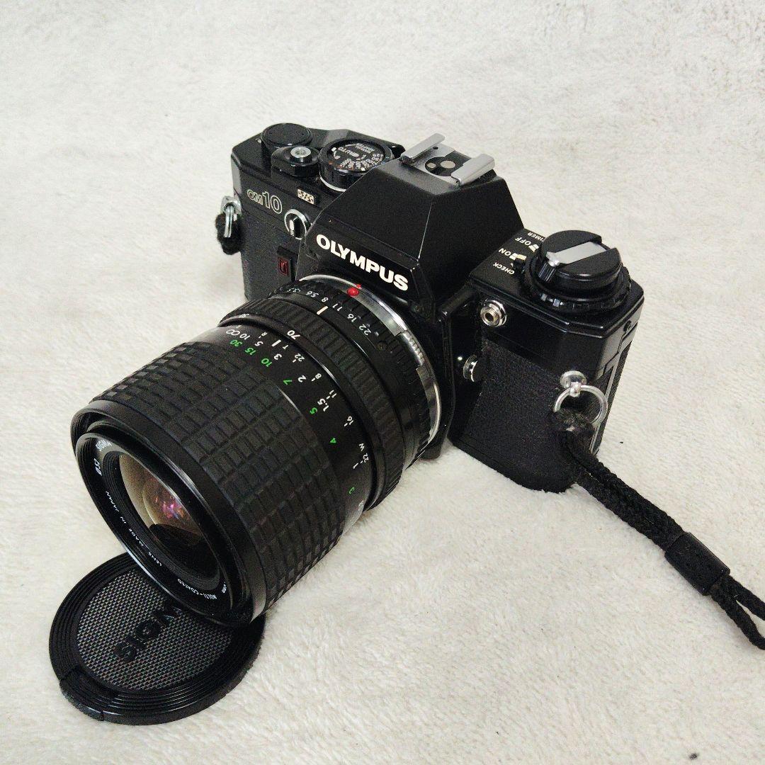 ■ボディ美品■OLYMPUS OM-10 ブラックボディフィルムカメラセット