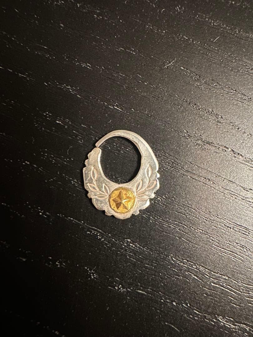 bingo brothersシルバー×24kピアス(右用)