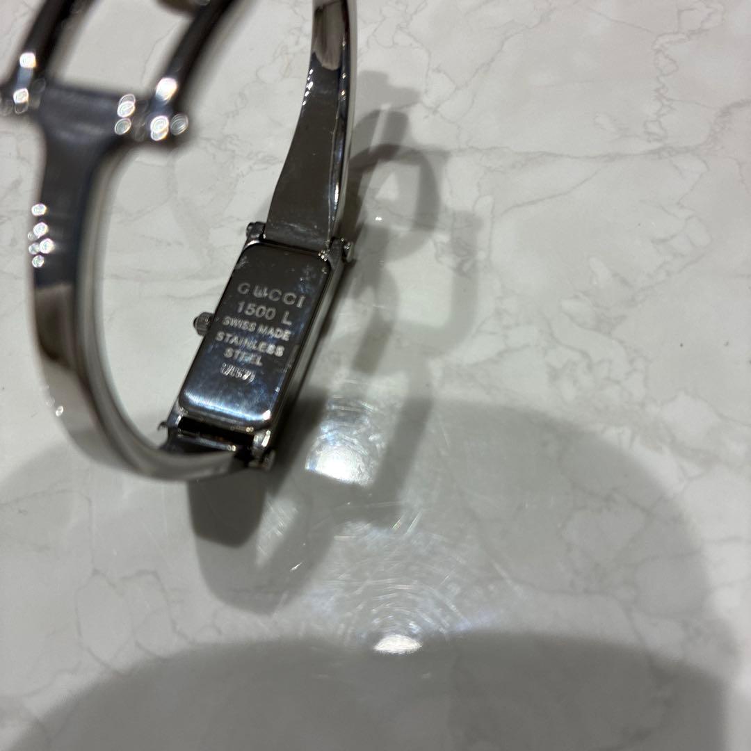 GUCCI ピンクシェル 腕時計 1500L