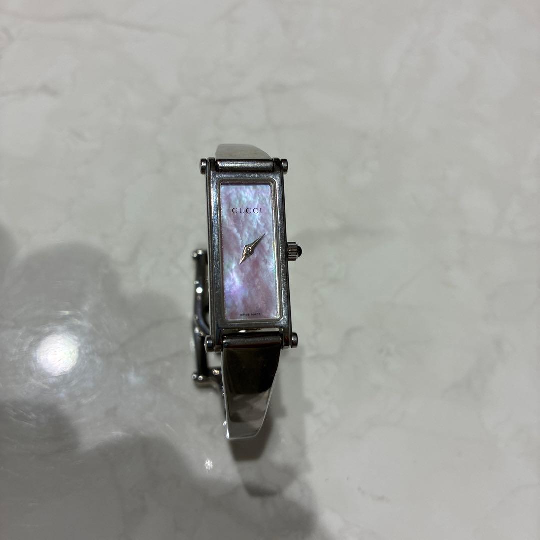 GUCCI ピンクシェル 腕時計 1500L