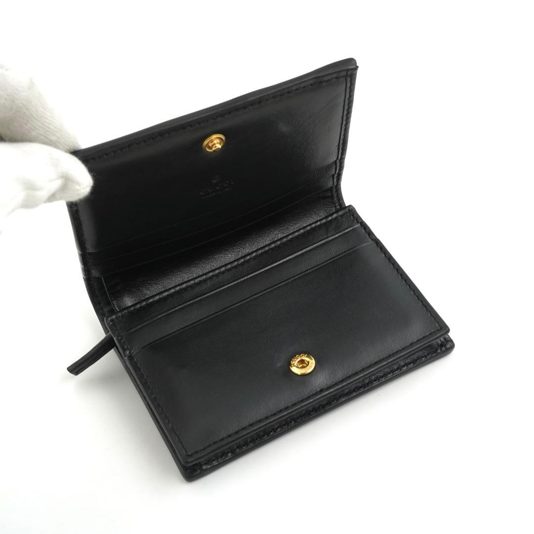 ✨新品未使用・箱付✨　GUCCI ミニ財布　マーモント　GGマトラッセ　二つ折り