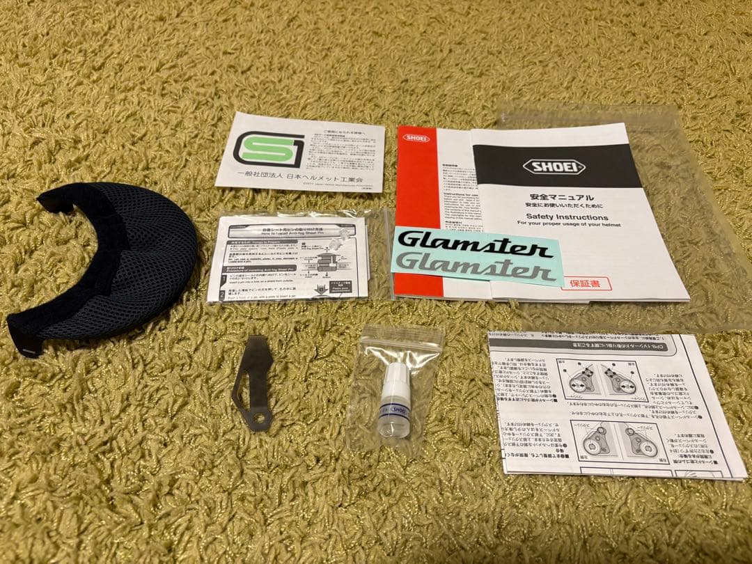 SHOEI Glamster チーターカスタムサイクルズ Msize 美品