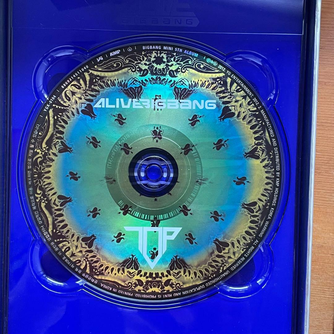 激レア!!ALIVE BIGBANG TOP ver.韓国版スチールジャケット