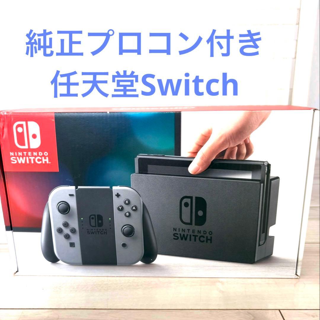 Nintendo Switch 本体 グレー　スイッチ　プロコンセット