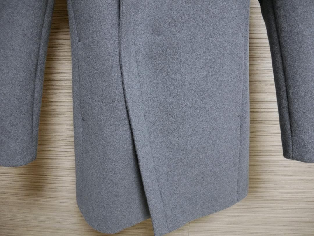 極美品☆定価14.3万円　ジュンハシモト カシミヤラップコート　サイズ３(M）