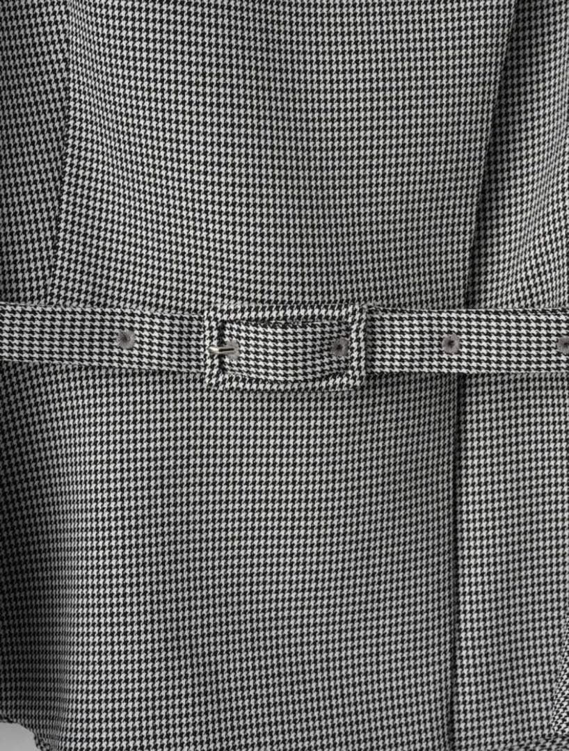 Audire Noona peplum jacket　Houndstooth