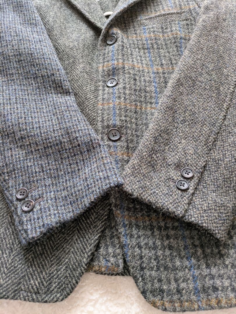 ★Harris Tweed BEAUTY&YOUTH テーラードジャケット L