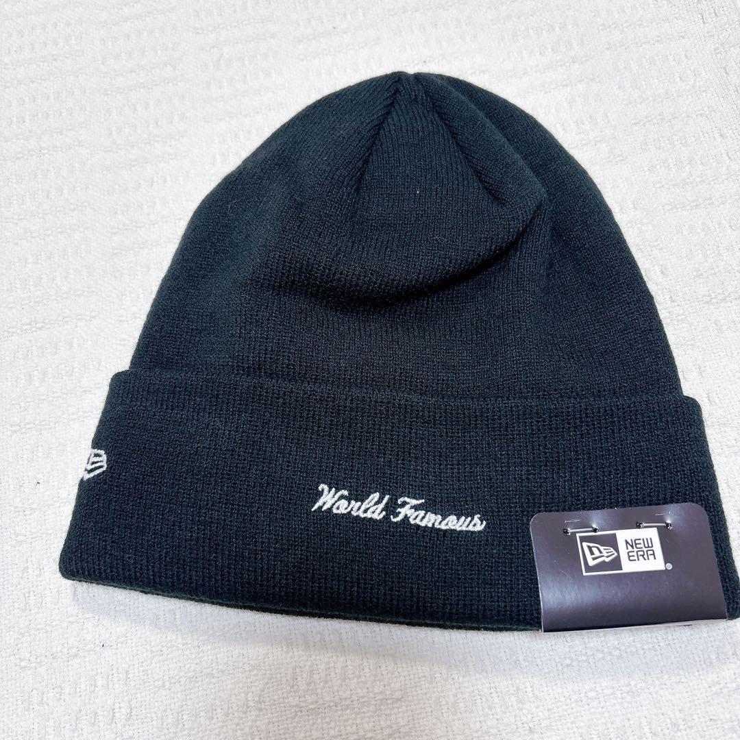 ゆ*と様 【新品】Supreme × New Era ボックスロゴ ビーニー 黒