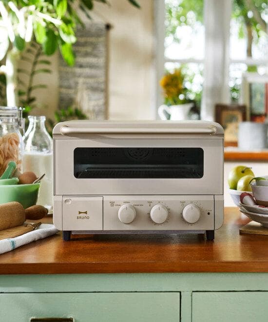 【新品】BRUNO スチーム＆ベイク トースター グレージュ