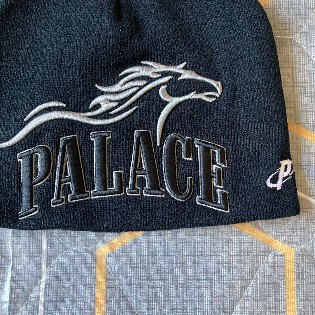 Palace ブラック ニット帽