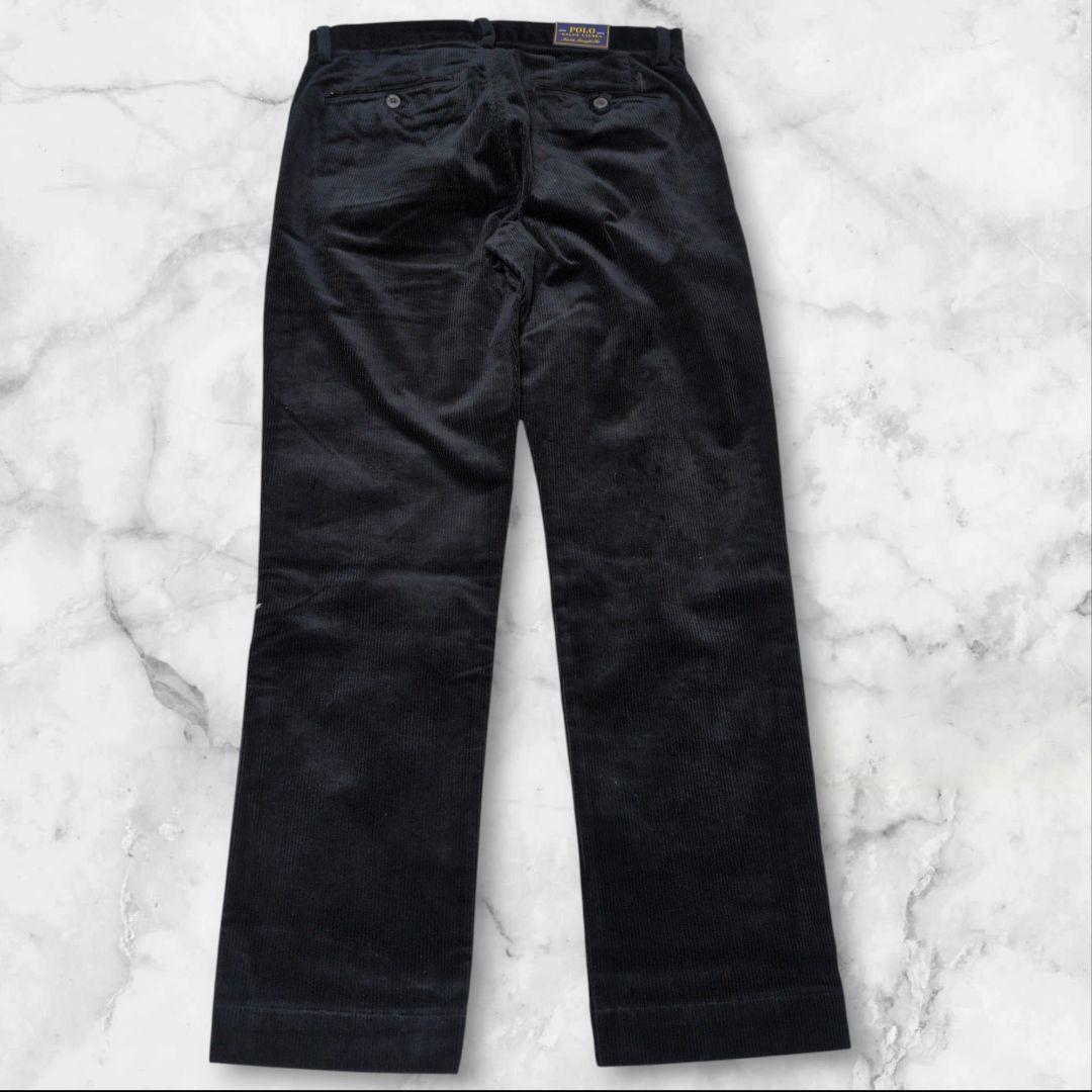新品タグ付き✨ポロラルフローレン コーデュロイ パンツ 黒 ポニー刺繍