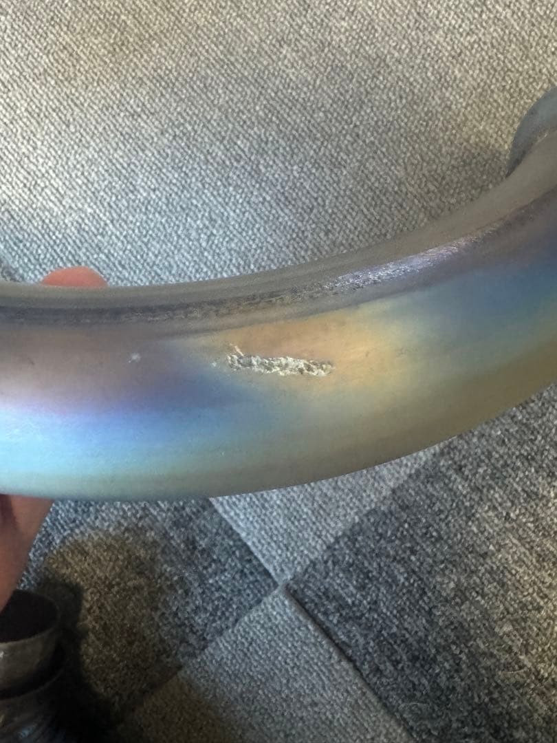 アサヒナレーシング　フルチタンストレートヘッダーパイプ　YZF-R6 BN6