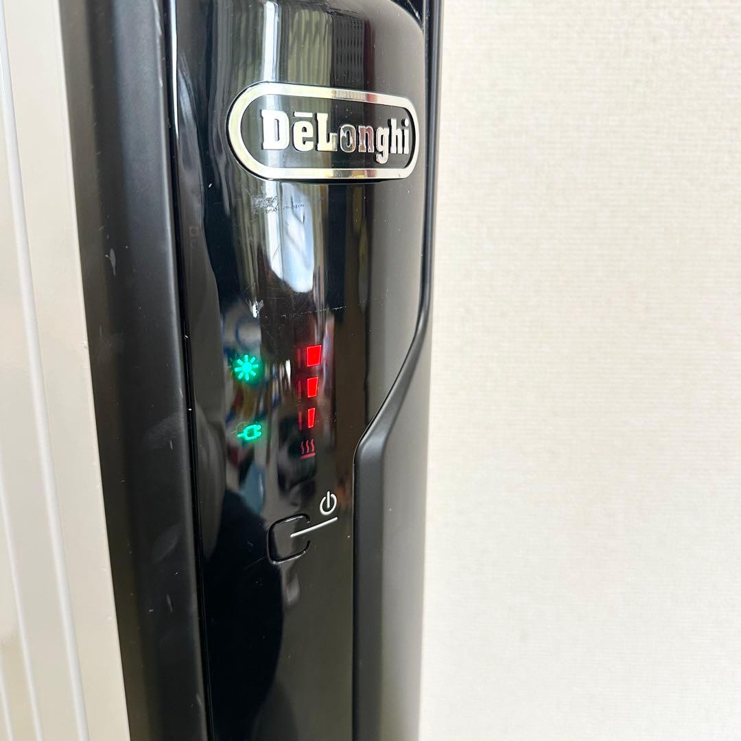 【美品】デロンギ　MDH09-BK オイルヒーター 900W リモコン付き