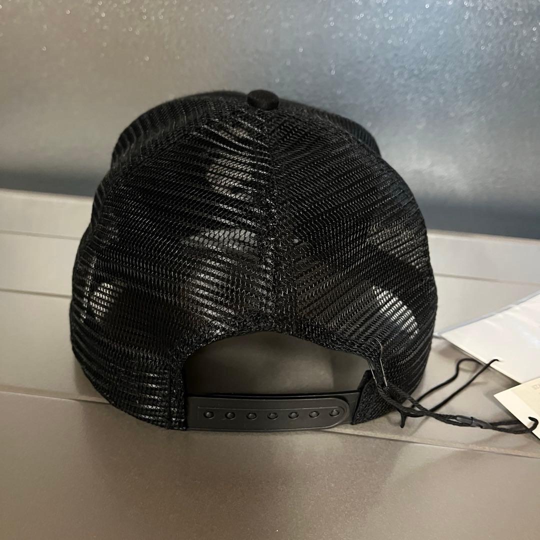 STAMPD Sロゴメッシュキャップ 黒　スタンプド