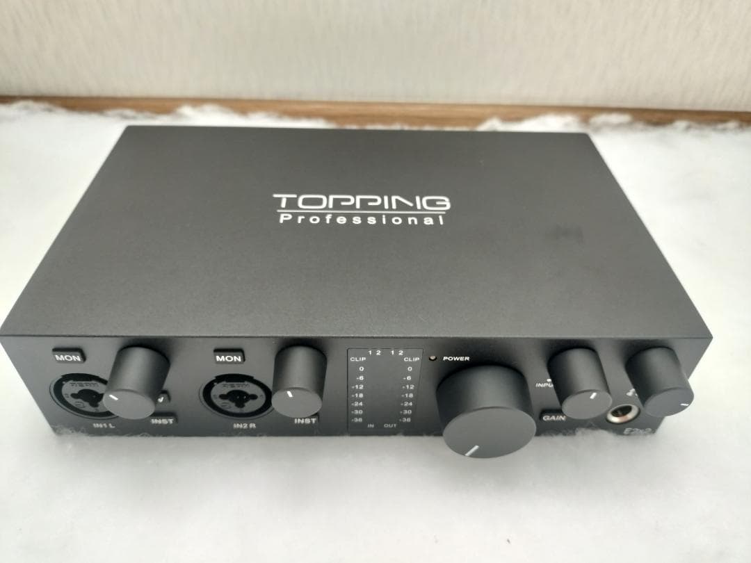 TOPPING E2X2 USBオーディオインターフェイス