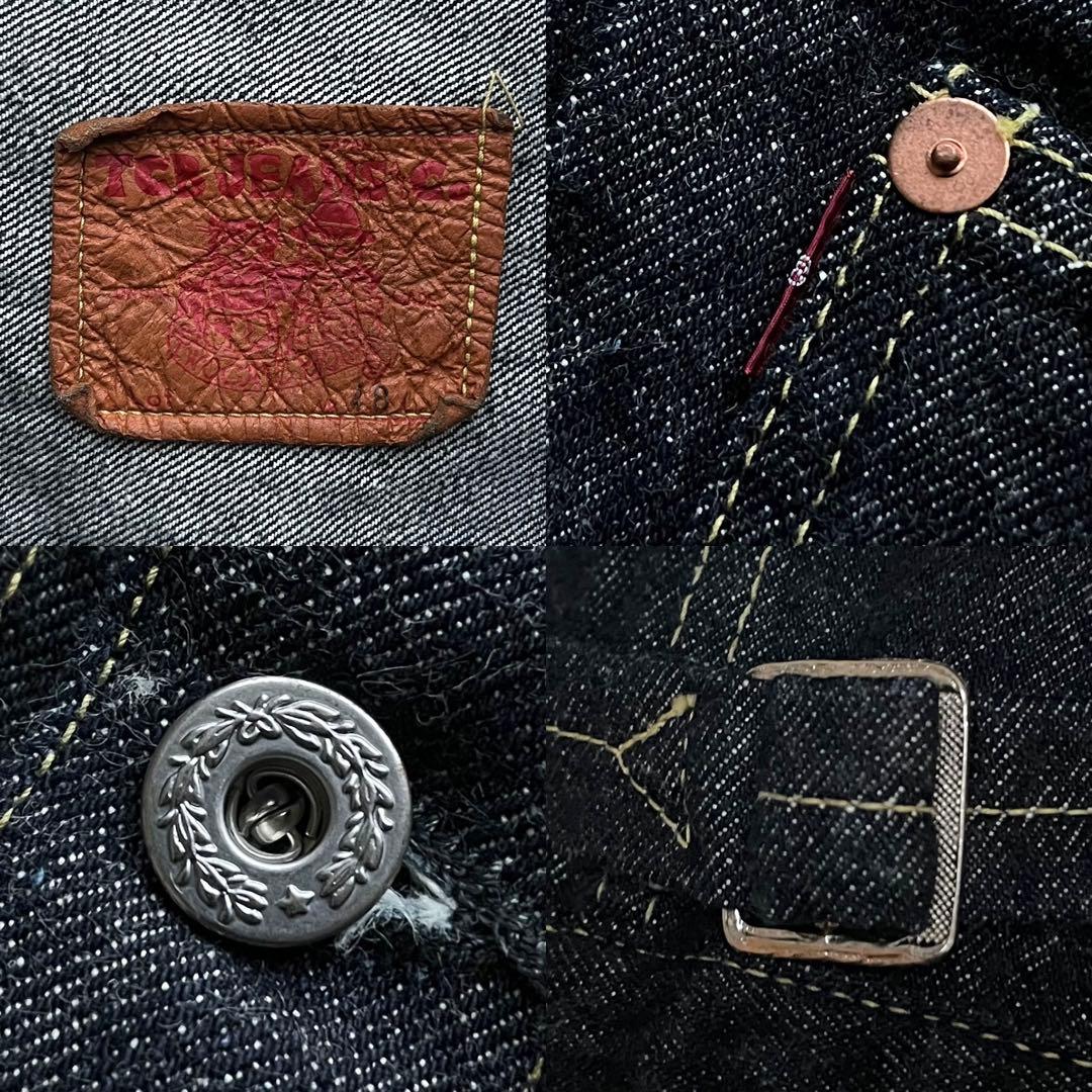 濃紺 TCBジーンズ 48 S40's デニムジャケット 大戦 赤タブ Tバック