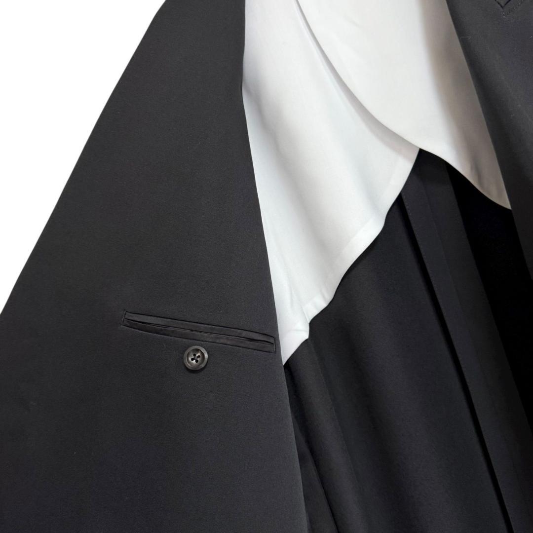 2025 タグ付属 新品同様 リラクス ウールギャバジン ダブルブレストコート