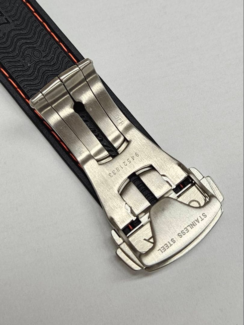 お値下げ オメガ 純正 Dバックル ラバーベルト 20mm