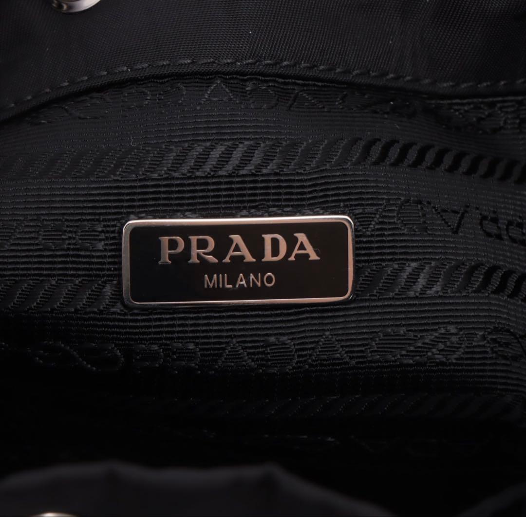 プラダ 1NS369 Re-Nylonポーチ 巾着　ブラック