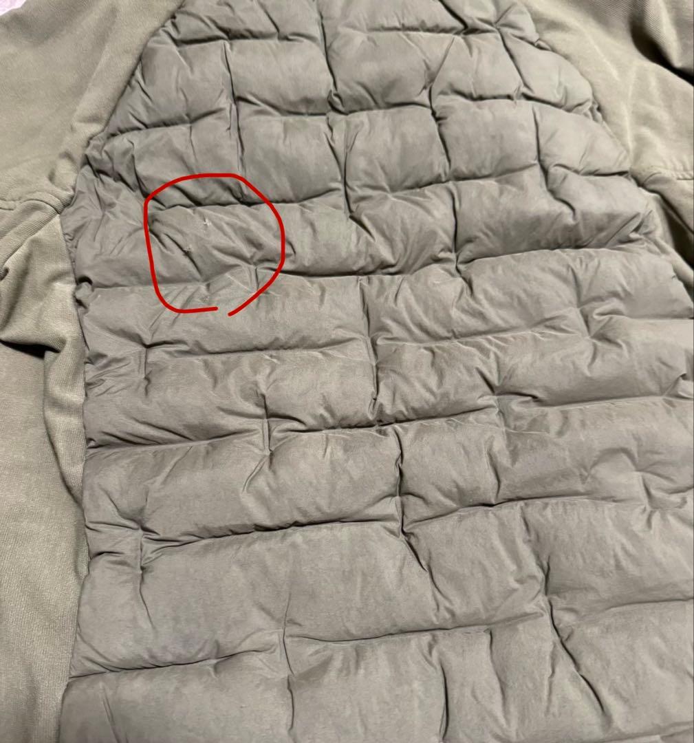 BRIEFING ダウンジャケット フード付き Sオリーブ