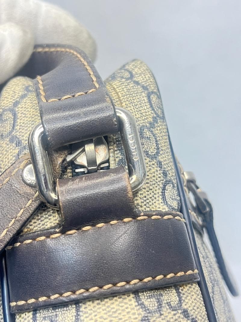 GUCCI グッチ GGスプリーム ショルダーバッグ ネイビー