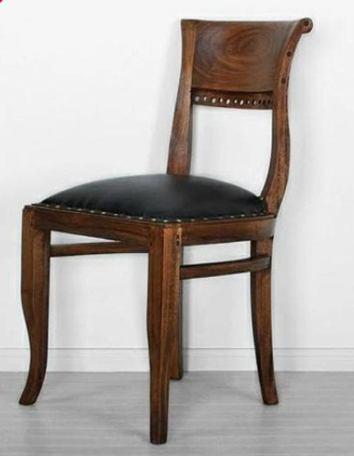 【難あり】ダイニングチェア カリッジマーケット チーク材 イタリーノアーム　1脚