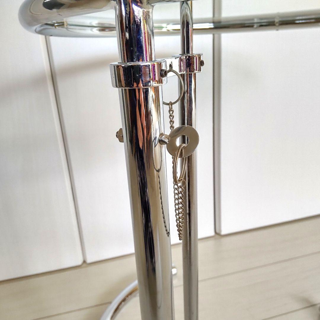 ミッドセンチュリーデザイン サイドテーブル コーヒーテーブル　ラウンド　ガラス