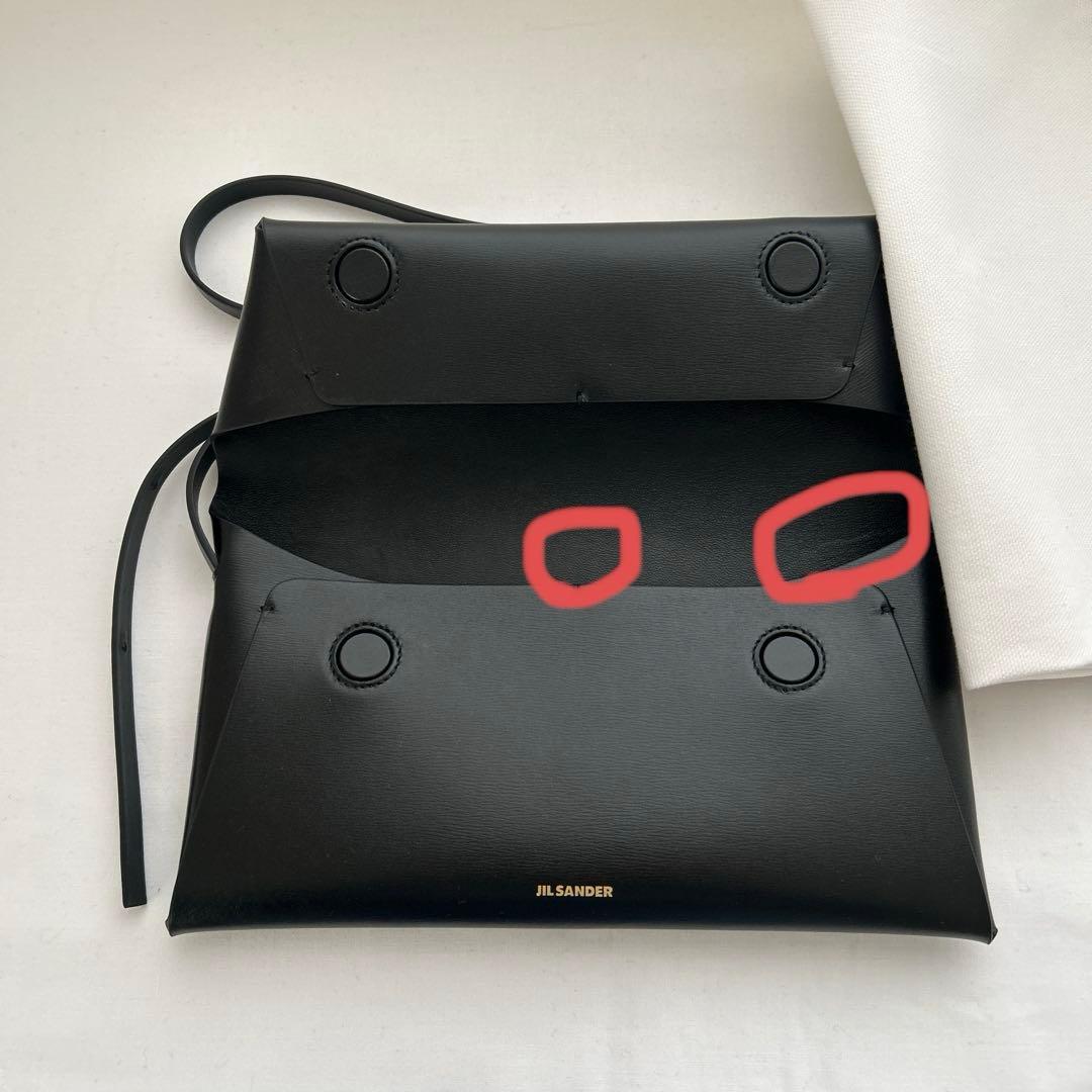 JIL SANDERジルサンダーFOLDED CROSSBODY SM付属品あり