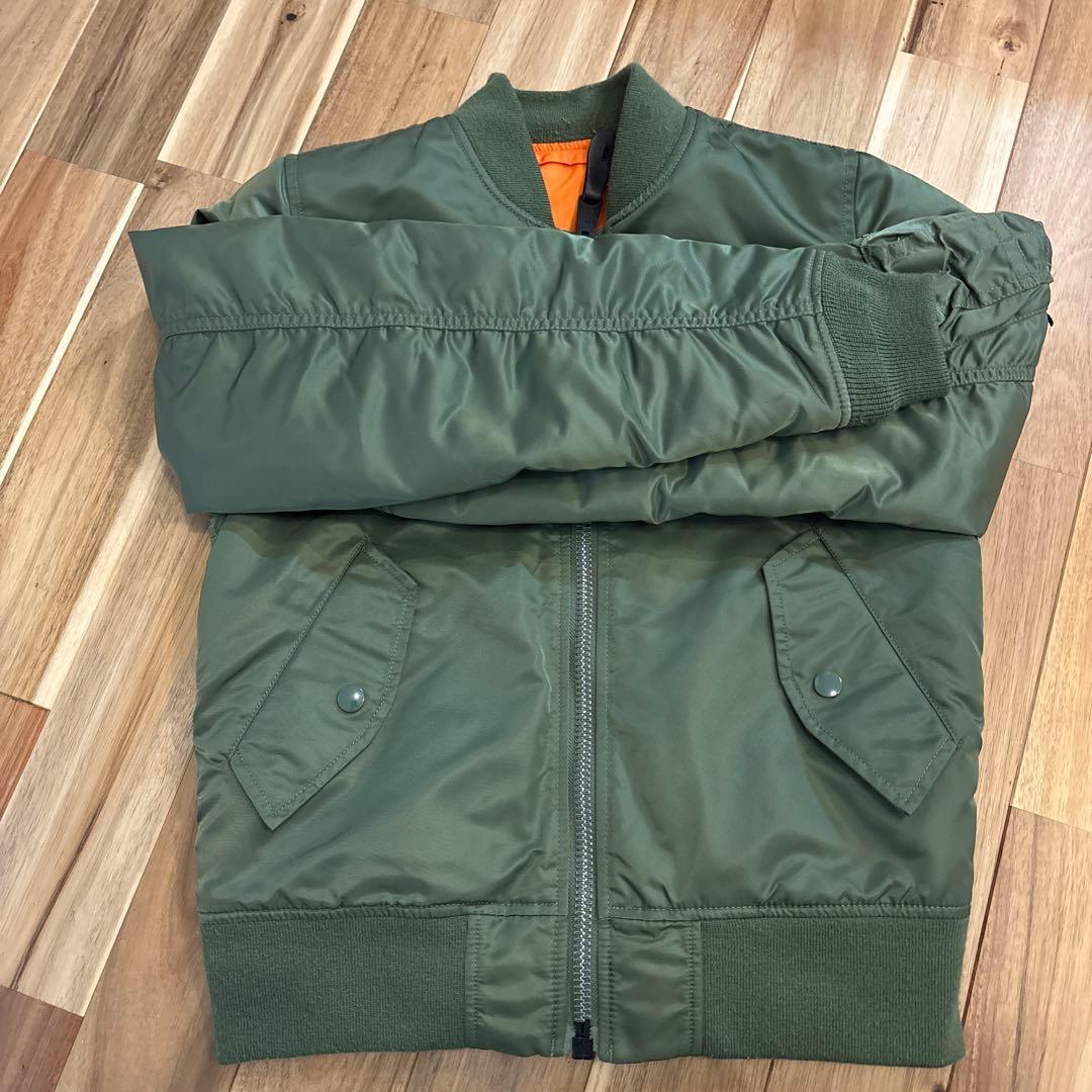 ALPHA アルファ MA-1ジャケット　オリーブ