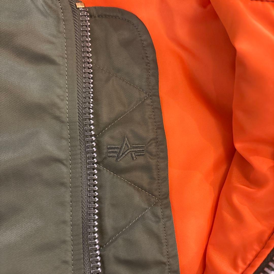 ALPHA アルファ MA-1ジャケット　オリーブ