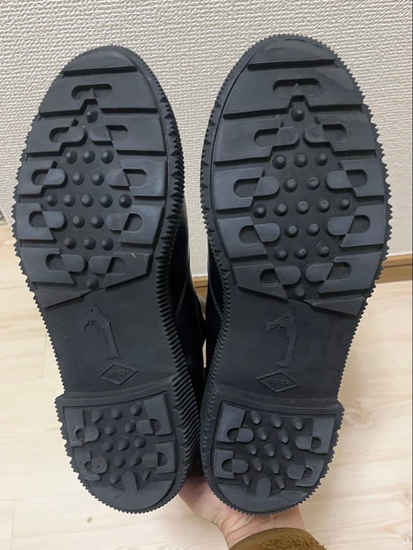 ADIEU ブラック サイドゴアブーツ箱、袋付き