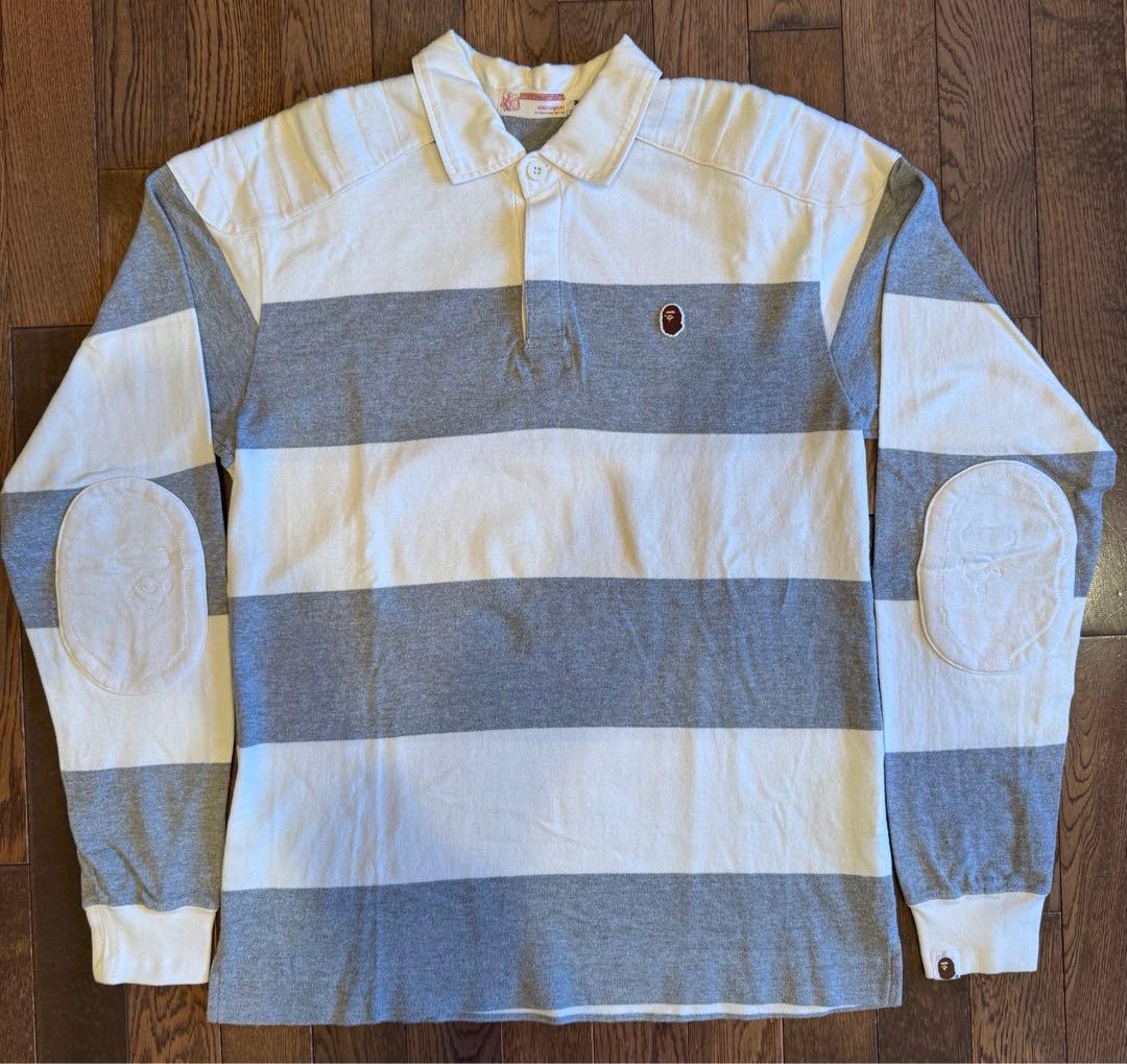 A BATHING APE　ラガーシャツ　ボーダー　初期商品