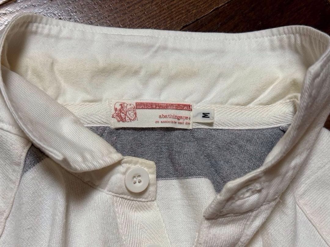 A BATHING APE　ラガーシャツ　ボーダー　初期商品