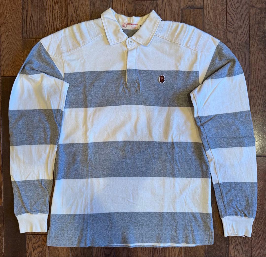 A BATHING APE　ラガーシャツ　ボーダー　初期商品